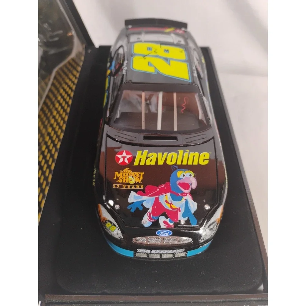 Elite RCCA Ricky Rudd 1:24 28 Havoline 25th Anniversary Muppets Car 206/804 FLAW